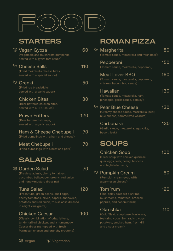 Menu Category