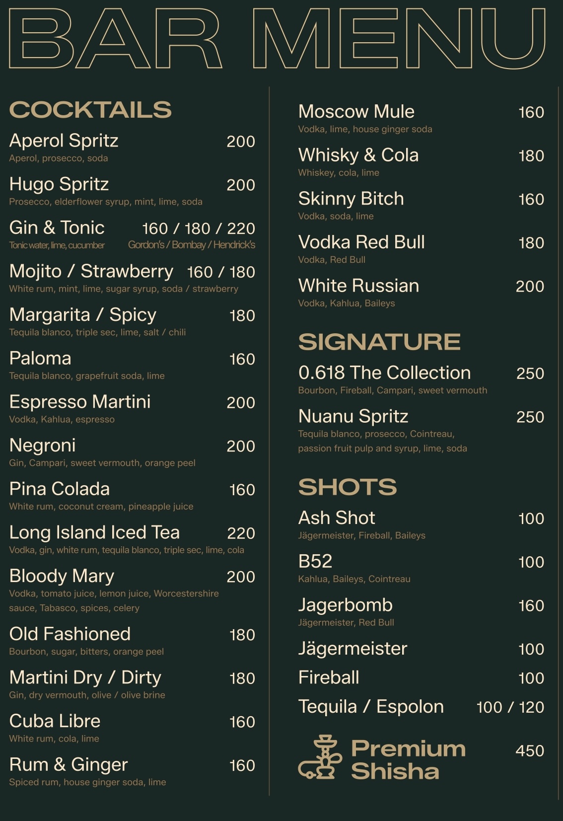 Menu Category